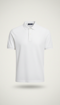 Polo coton piqué noir profond